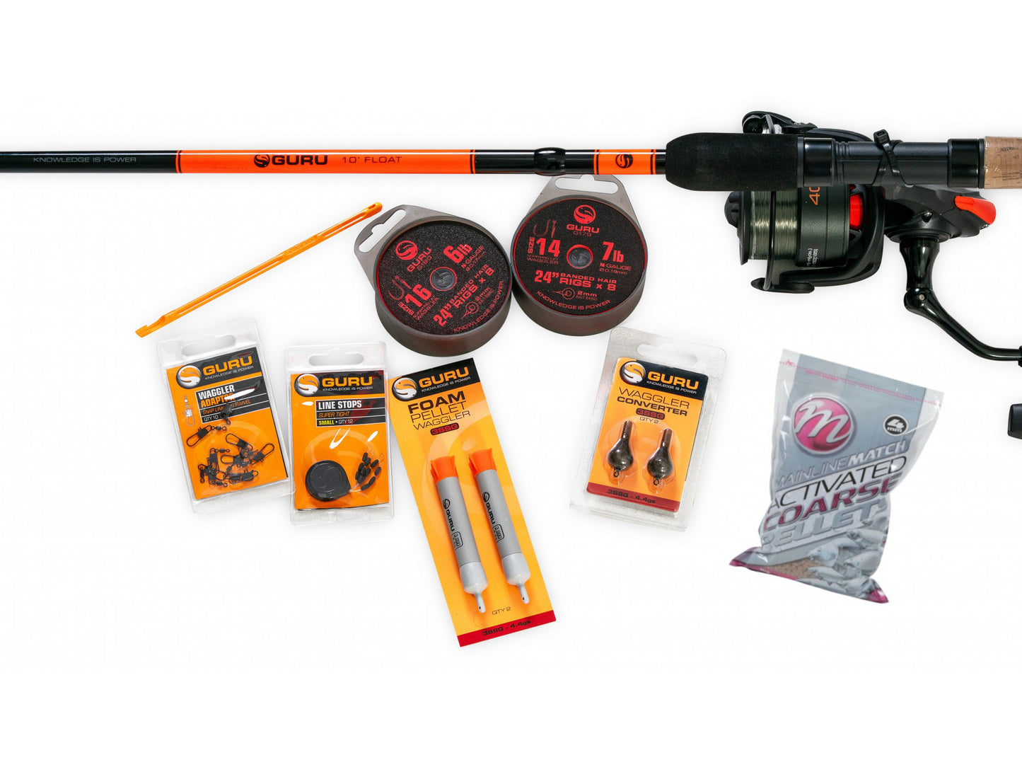 Guru 10' Complete Pellet Waggler Set