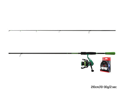 Spin Hengel Set Compleet 2.10m