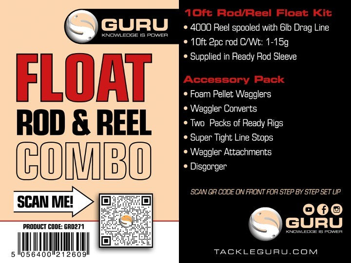 Guru 10' Complete Pellet Waggler Set
