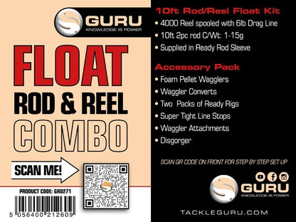 Guru 10' Complete Pellet Waggler Set