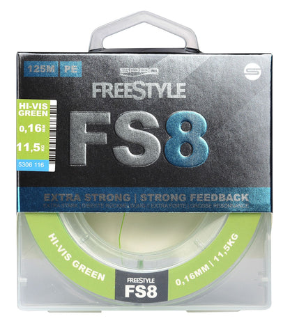Spro Freestyle FS 8 Braid Gevlochten Lijn 125m